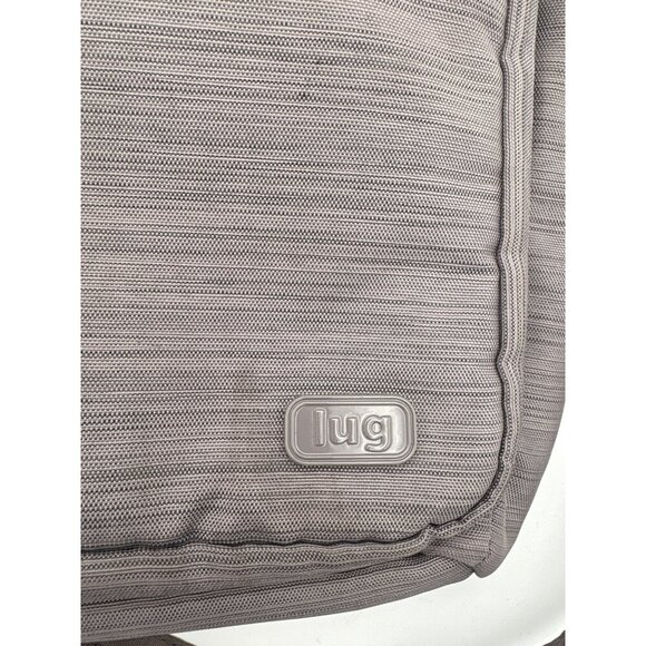 Lug Crossbody Messenger Bag With Adjustable Strap & Multiple Zipper Compartments - Picture 7 of 7